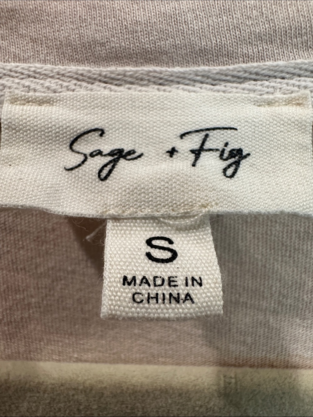 Sage + Fig Relaxed Short Sleeve Top, Size Small - Picture 2 of 6